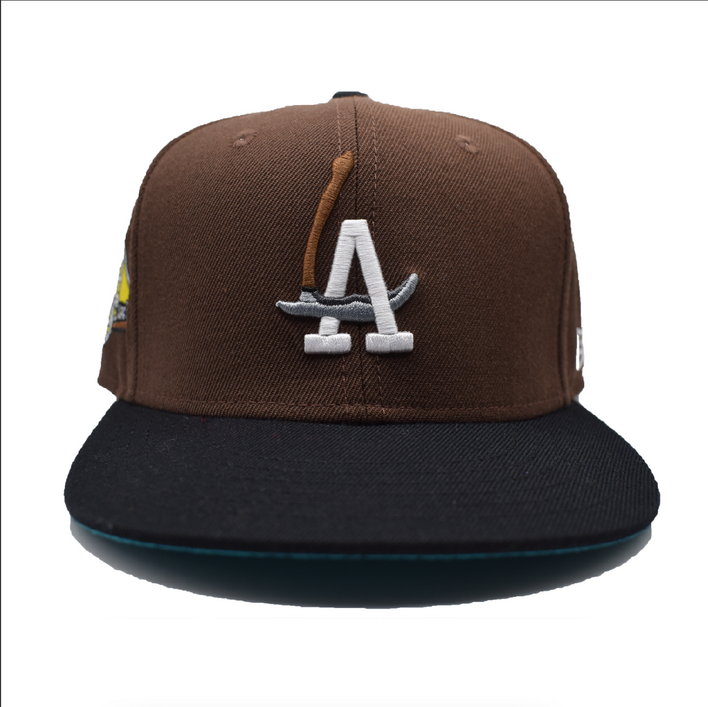 LA Scythe Sin Frenos Fitted Cap - Brown/Black/Teal UV