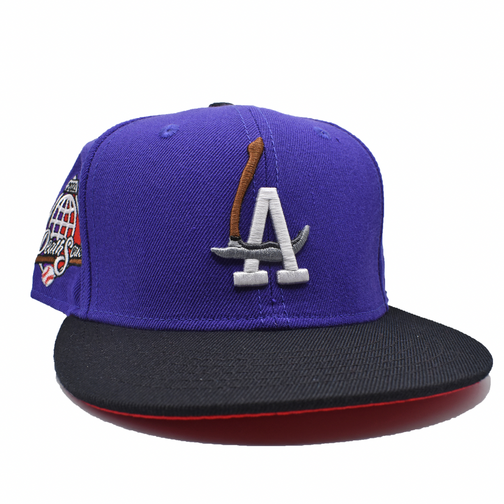 LA Scythe Sin Frenos Fitted Cap - Purple/Black/Red UV