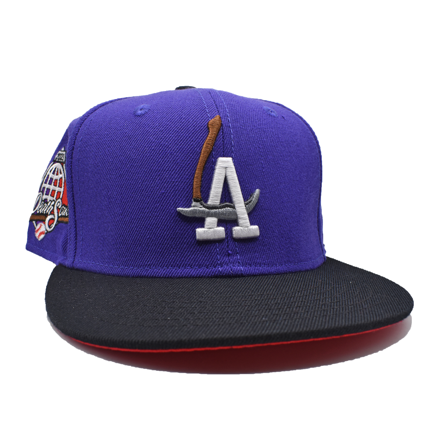 LA Scythe Sin Frenos Fitted Cap - Purple/Black/Red UV