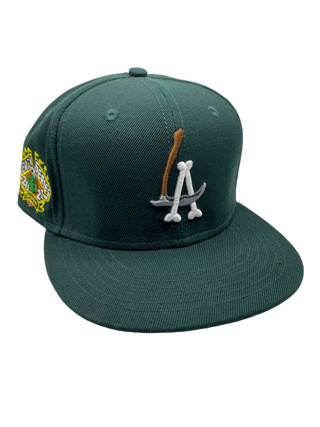 LA Scythe Sin Frenos Fitted Cap - Haze Green/Pink UV