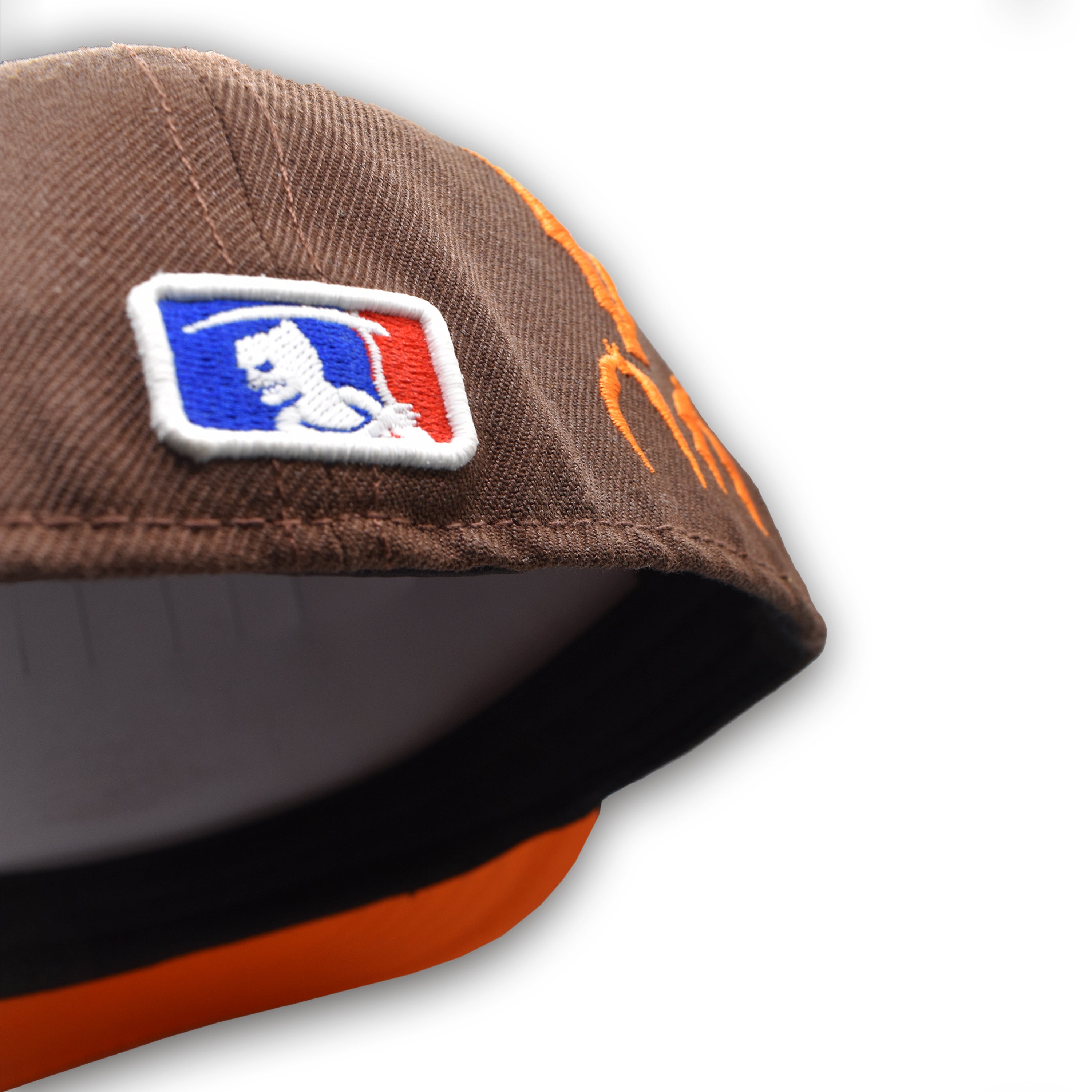 LA Scythe Sin Frenos Fitted Cap (Halloween) - Brown/Orange UV