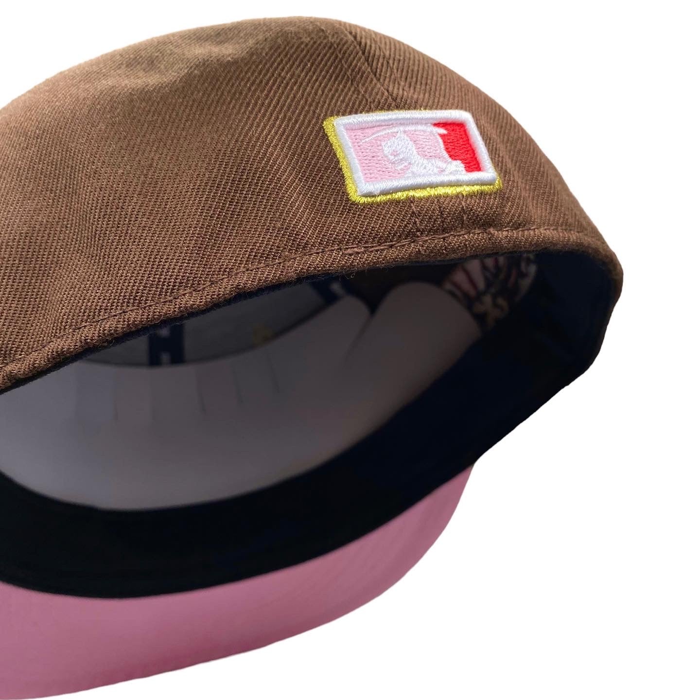 LA Scythe Sin Frenos Fitted Cap (El Dorado) - Brown/Gold/Pink UV