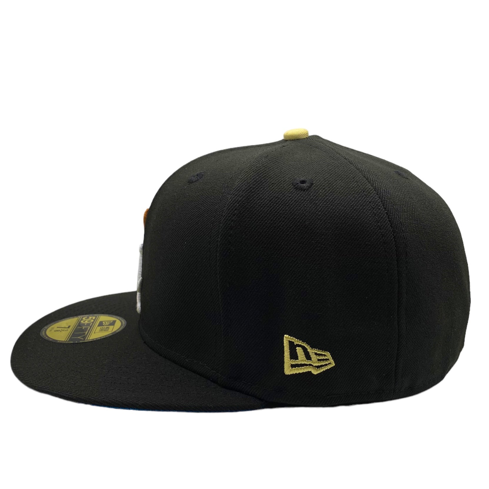 LA Scythe 59FIFTY Fitted Cap - Black/Turbo Blue UV