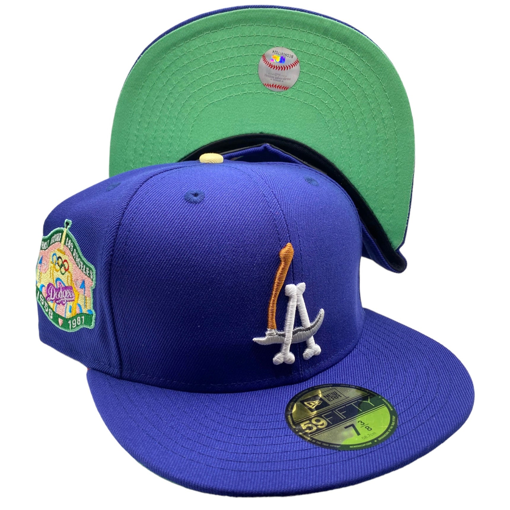 LA Scythe 59FIFTY Fitted Cap - Dodger Blue/Seafoam Green