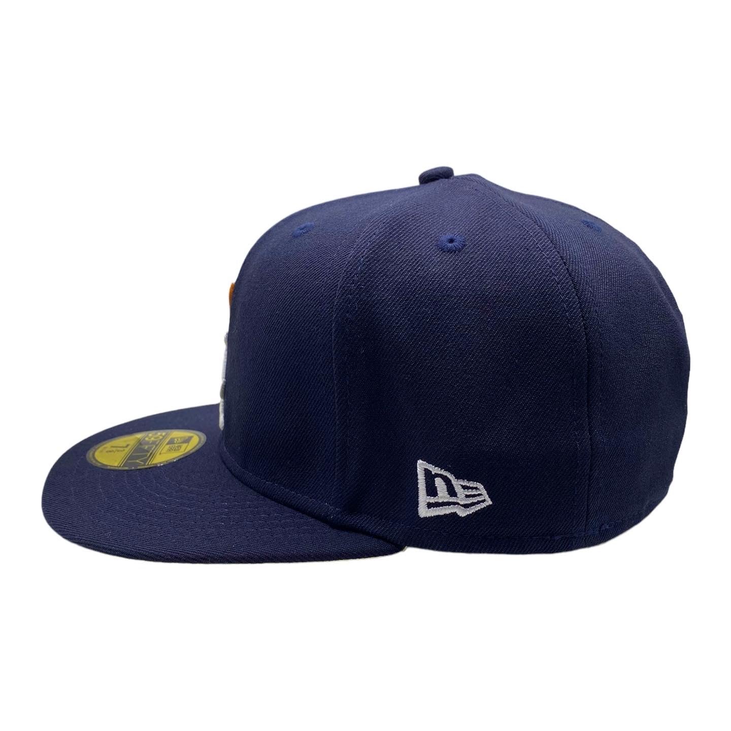 LA Scythe 59FIFTY Fitted Cap - Navy/Yellow UV