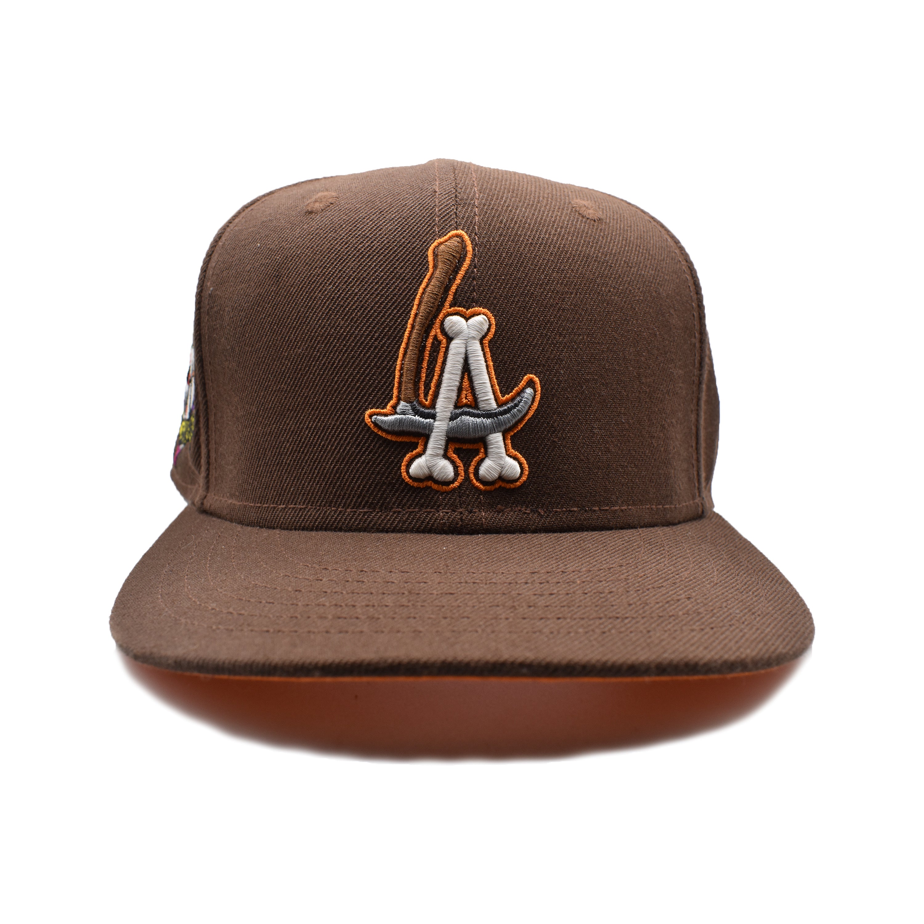 LA Scythe Sin Frenos Fitted Cap (Halloween) - Brown/Orange UV