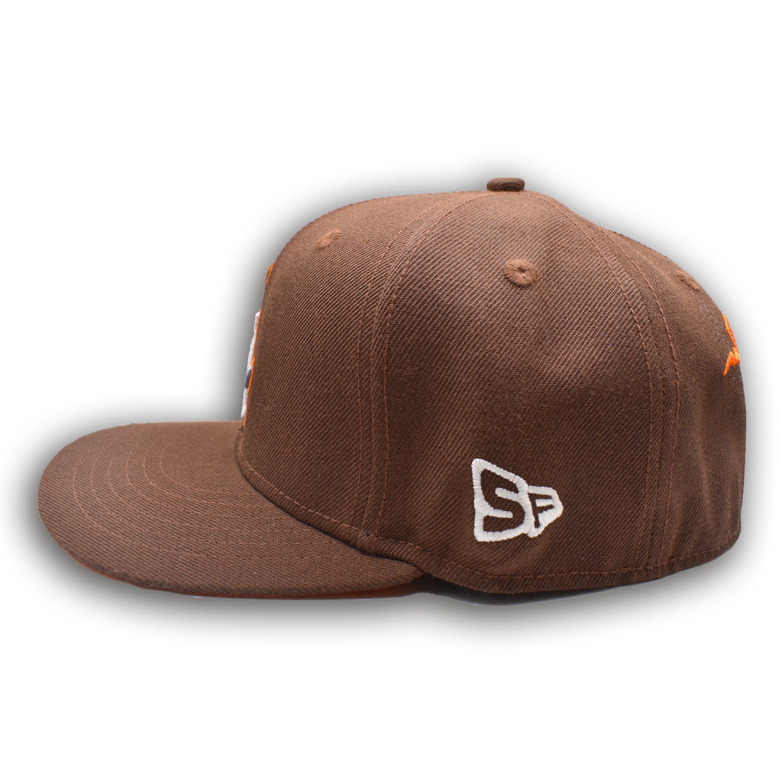 LA Scythe Sin Frenos Fitted Cap (Halloween) - Brown/Orange UV