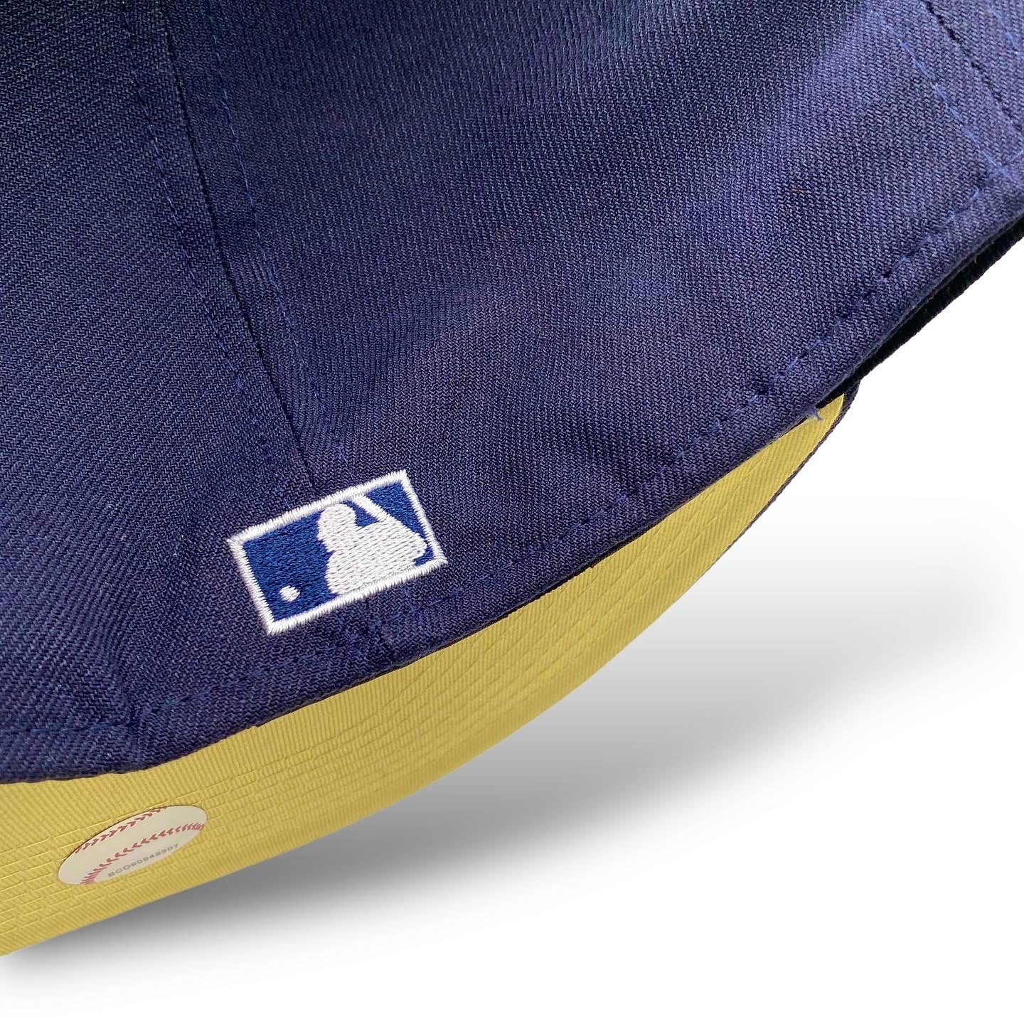 LA Scythe 59FIFTY Fitted Cap - Navy/Yellow UV